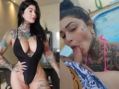 Se masturbe dans la piscine dans une vidéo amateur