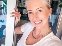 Leonie Blondie Too Marvellous German Suckled Her Boyfriend Talentfully and Bounced on His Cock Until He Came Inside