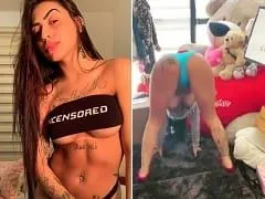 Mc Mirella s’est roulée dans sa chambre et a payé pour ses seins à l’envers