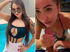 La jeune et sexy suce son amie dans la baignoire jusqu’à ce qu’elle ait du lait.