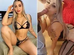 Blonde chaude, se masturbe avec gourmandise