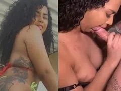 Brenda, une nymphette brune d’à peine 18 ans, a tourné son premier film porno avec une salope et a enregistré une vidéo d’elle en train de lui faire une fellation.