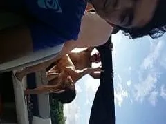 Real Brazilian Amateur Suruba Scene With Playboys and Super Hot Chicks on a Board (Scène de Suruba avec des Playboys et des filles super chaudes sur une planche)