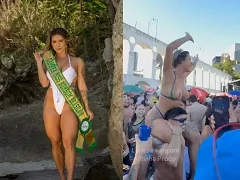 Une célébrité d’Instagram montre ses gros seins au