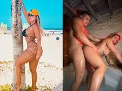 La fille de Rio qui fait la couverture de Playboy baise dans l’eau avec un nouveau garçon