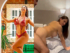 Naturiste Fit baisant avec un ami avec une bite de 24cm