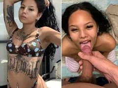 Nymphetinha de São Paulo reçoit du lait sur le visage